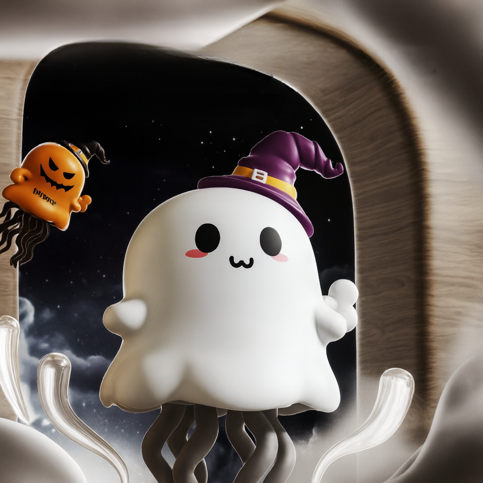 🎃 Tanzender Halloween-Geist